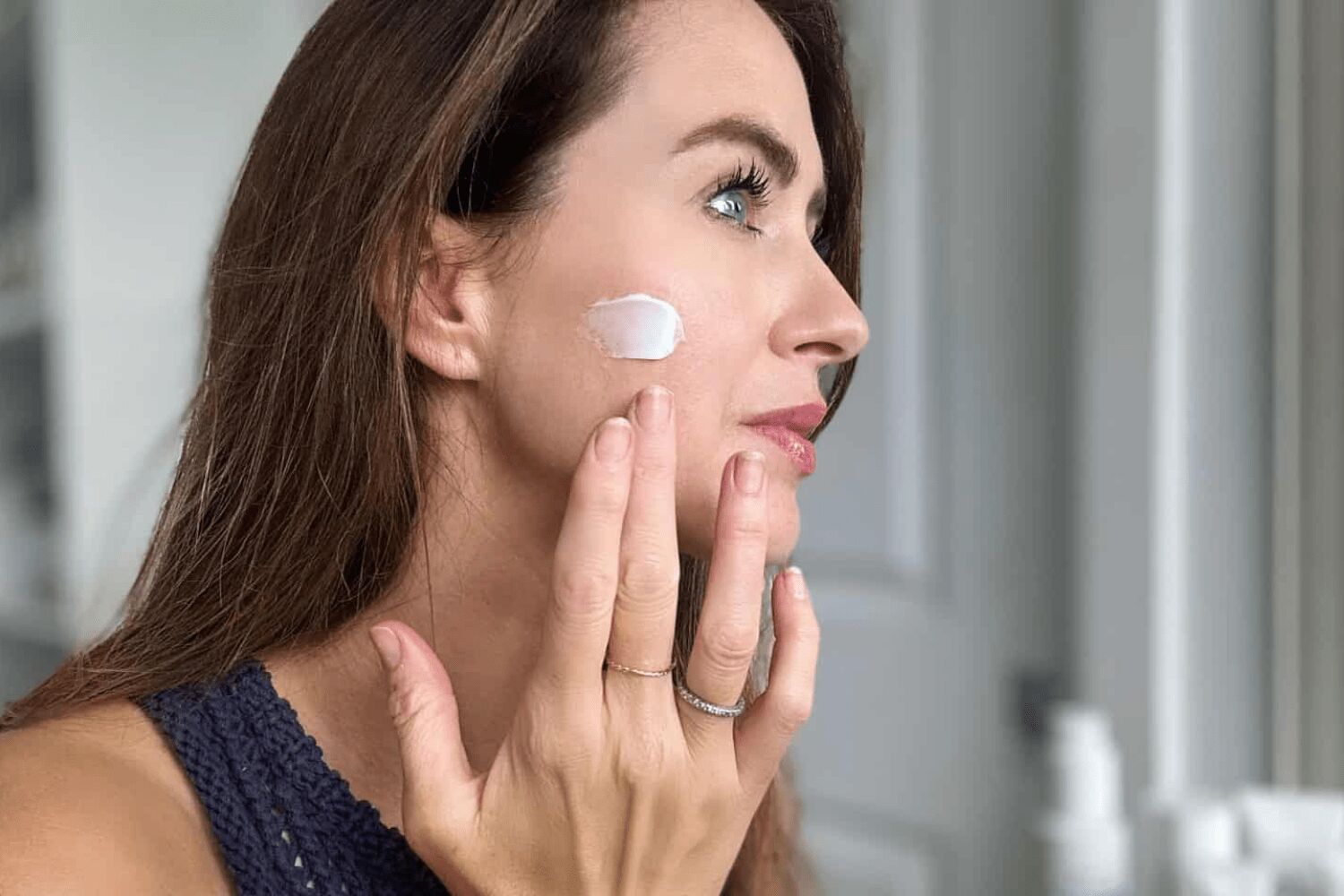 Clear Skincare product lineup including cleanser, serums, sunscreen and eye gel displayed on a neutral background