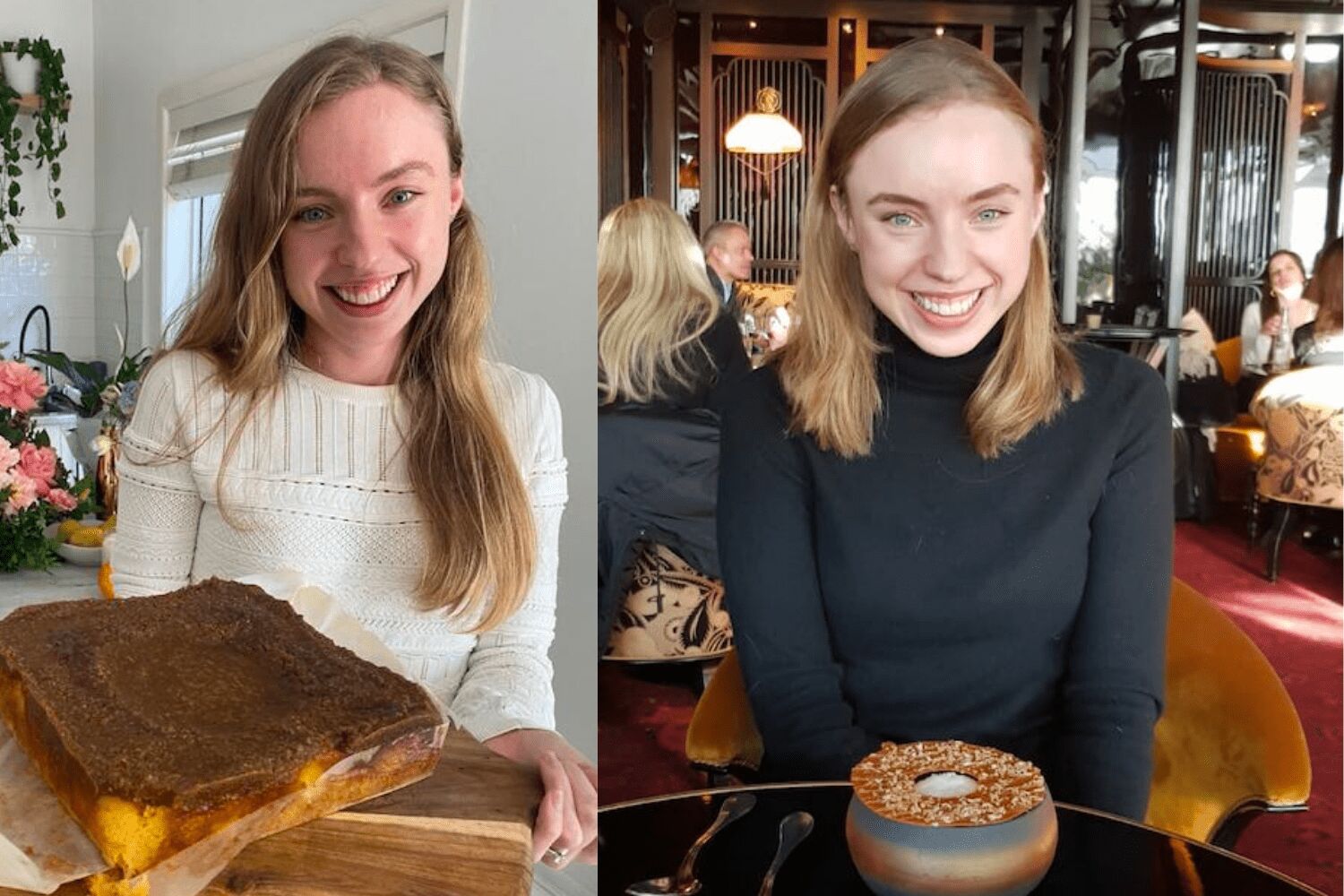Woman with smooth, shiny hair after keratin treatment, showing frizz-free waves