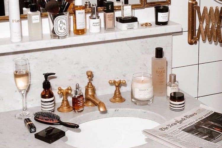 Curated selection of ethical beauty products including vegan foundations, natural oils and cruelty-free skincare displayed together