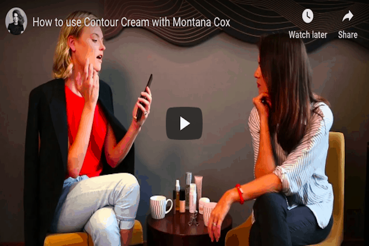 How To Use Contour Cream with Montana Cox