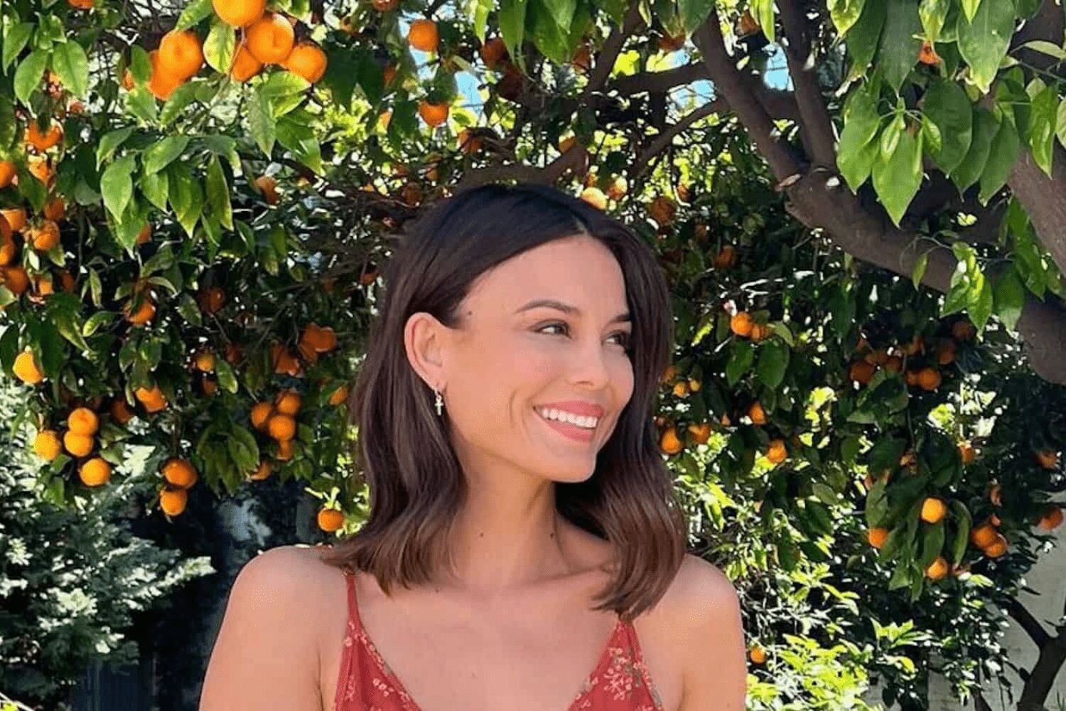 Nathalie Kelley, Australian-Peruvian actress, in a candid portrait photograph