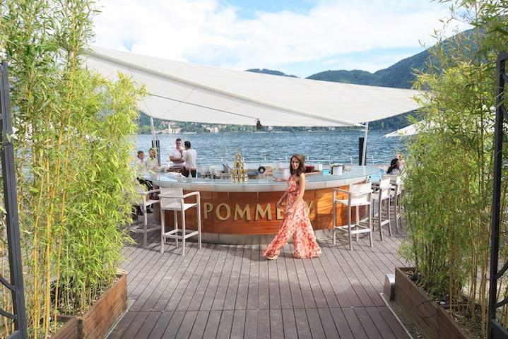 Luxury infinity pool overlooking Lake Como with mountain views at Grand Hotel Tremezzo