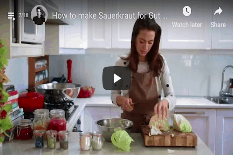How to make sauerkraut for gut health and that glow