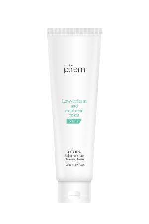 Makeprem safe me. relief moisture cleansing foam