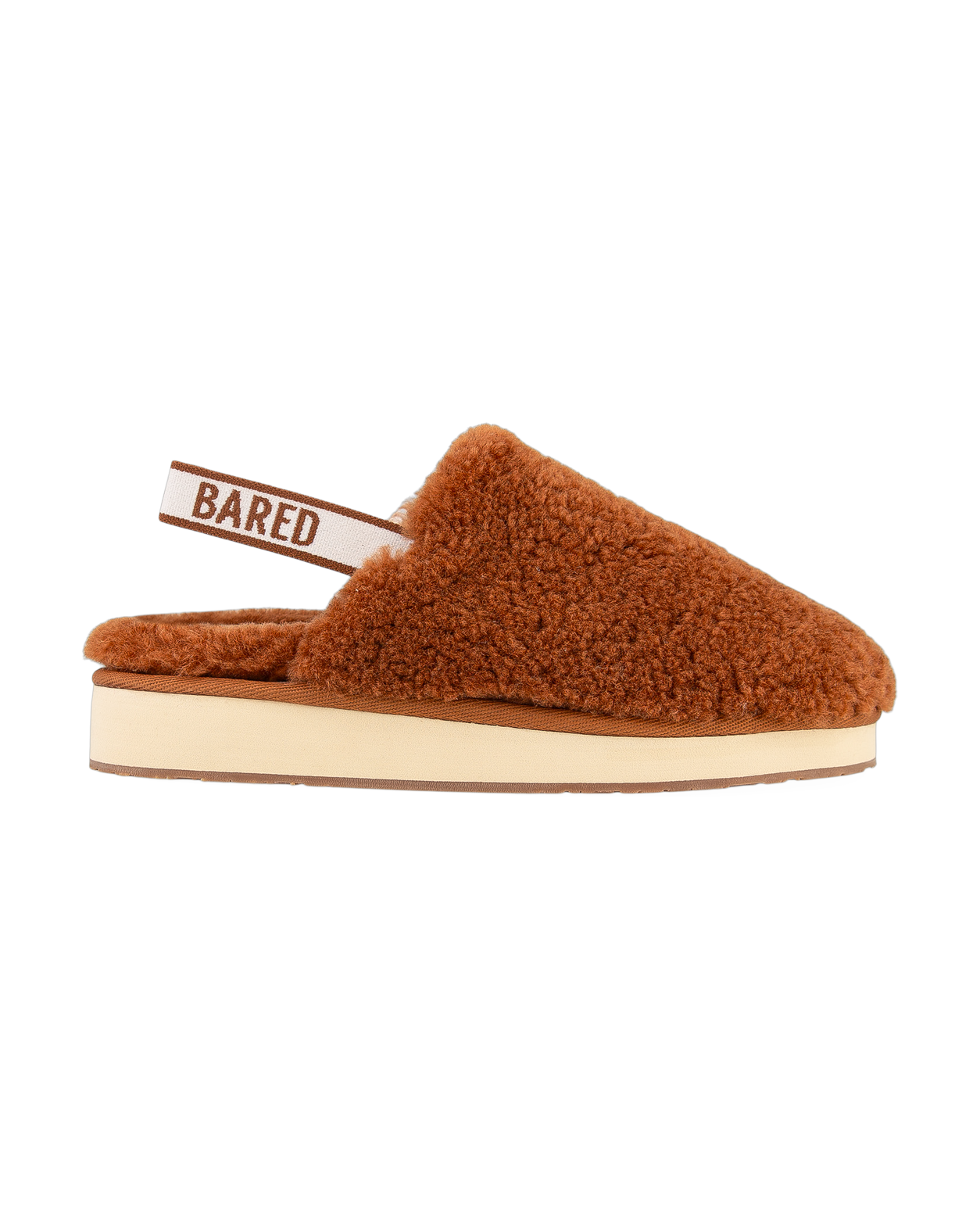 Bared Snuggling Sheepskin Slipper Scuffs