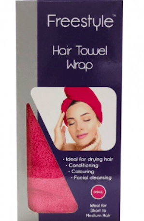Freestyle Hair Towel Wrap Pink