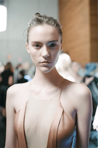Backstage at Bianca Spender