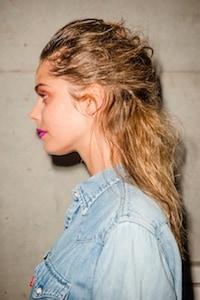 Un-done Hair Backstage at Jayson Brunsdon