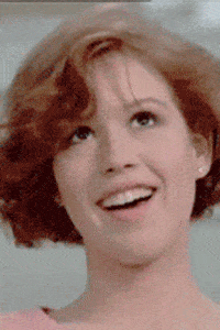Molly Ringwald in the Breakfast Club