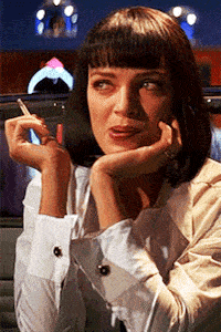 Uma Thurman in Pulp Fiction