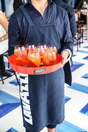 Aperol Spritz Decorate the Blue and White Themed Room