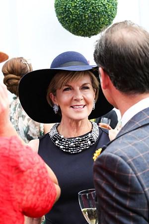 Julie Bishop Looks Stunning in Armani