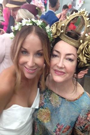 The Lovely Leona and Penny Hunt Compare Headwear