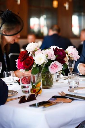 Floral Arrangements at the Emirates Marquee