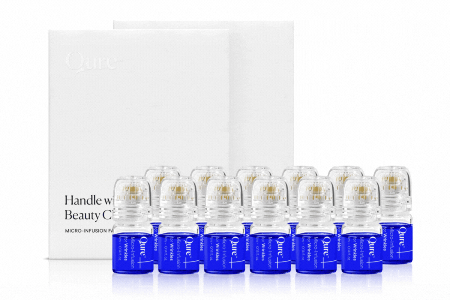 Before and after results using the Qure Micro-Infusion System