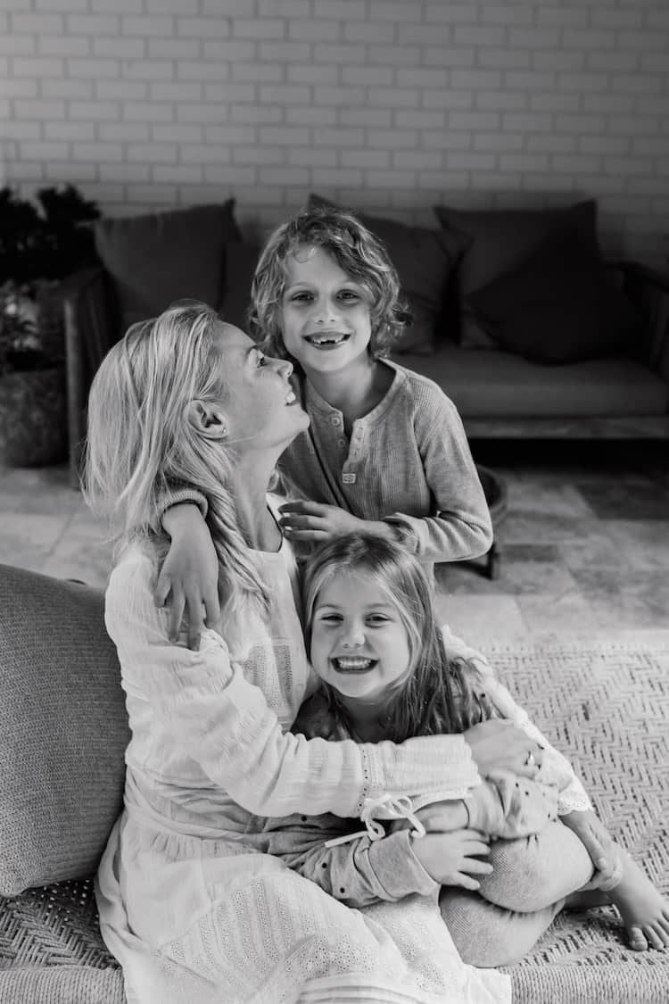 Kristin with son, Jackson, and daughter, Billie
