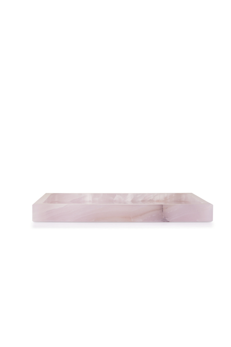 Callisto Pink Onyx Tray