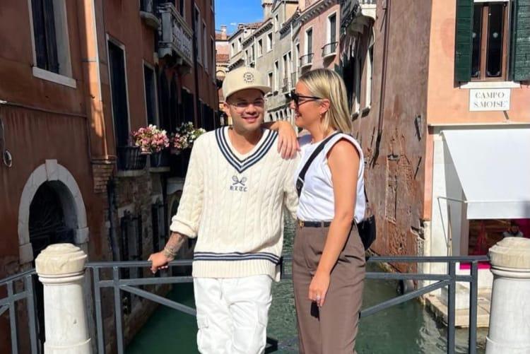 Guy Sebastian and Jules Sebastian travelling in Venice
