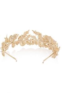 Rosantica Maria Gold-dipped Pearl Headband