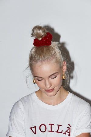 Scrunchies: Paris Mode. Earrings: Valére