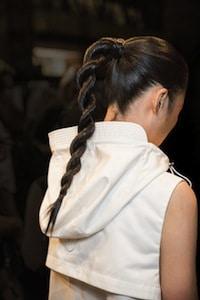 Backstage at Public School with Aveda