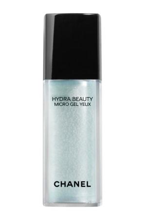 Chanel Hydra Beauty Micro Gel Yeux intense smoothing eye gel in sleek white and gold packaging