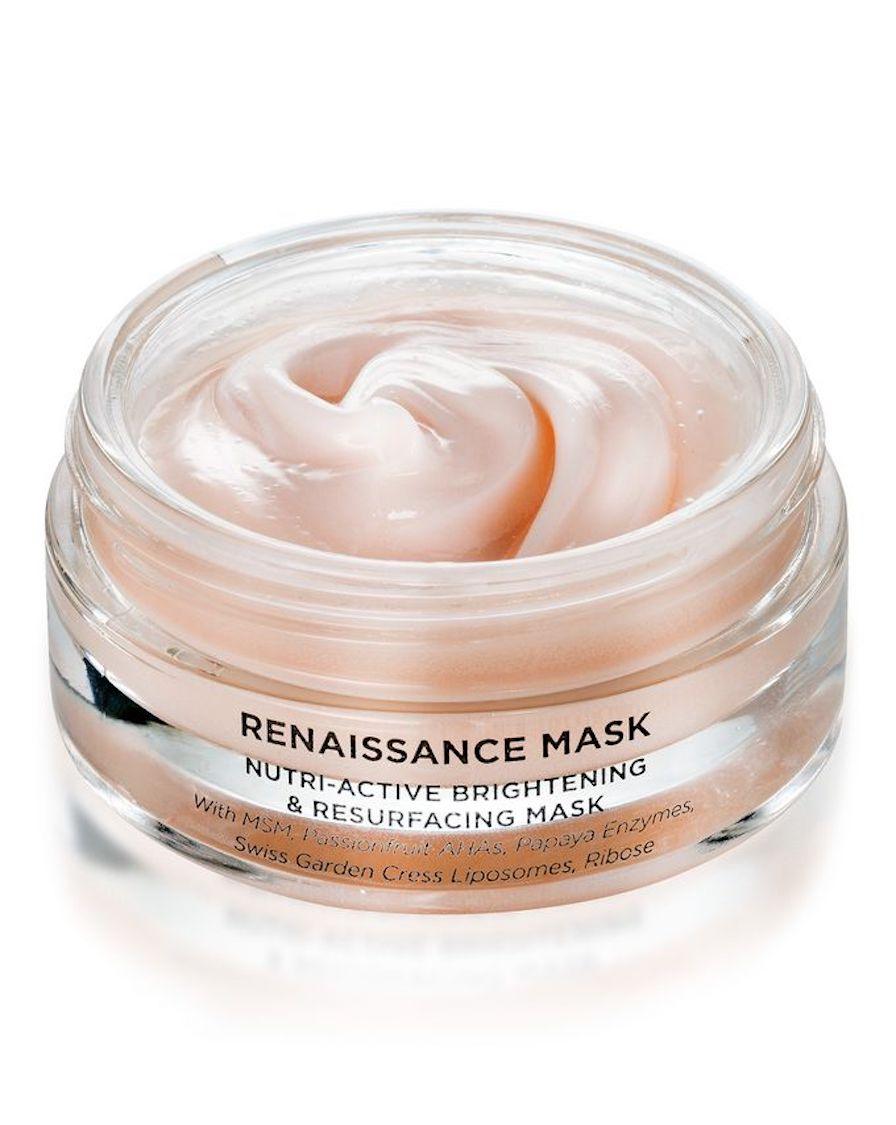 Oskia Renaissance Mask peachy cream texture in jar
