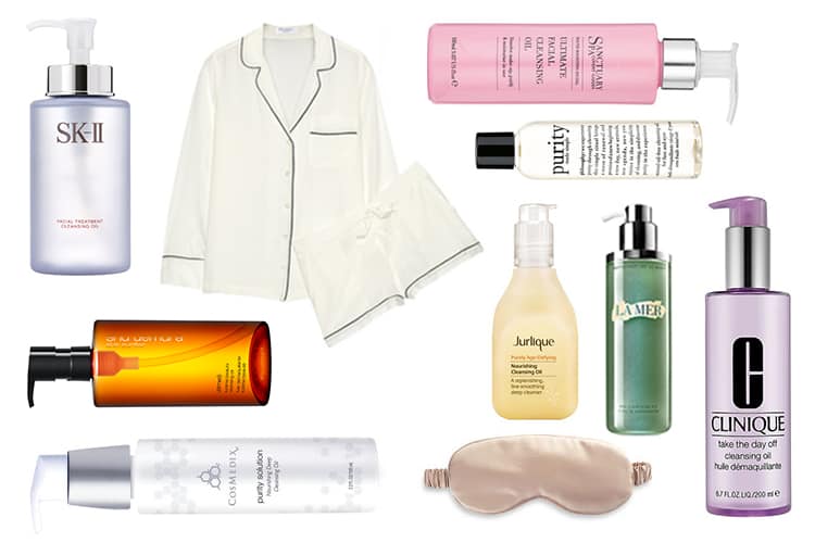 Beauticate Loves…Pairing A Cleansed Complexion With A Fresh Set Of Equipment Lilian Pyjamas And A Slip Silk Sleep Mask