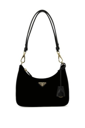 Prada Re-Edition 2005 Nylon Mini Bag in classic black with polished hardware