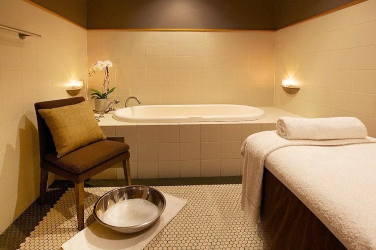 Dedication to creating a calm ambiance throughout, with muted tones and zen lighting, sets this spa apart from the rest
