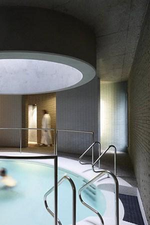 The bathing facilities at Hepburn Spa