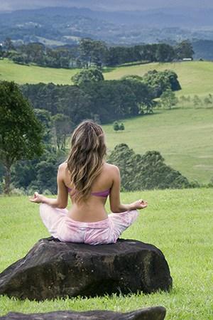 The property boasts many spots for quiet reflection