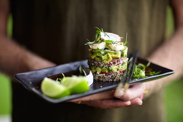 The quinoa lunch at Kukura House