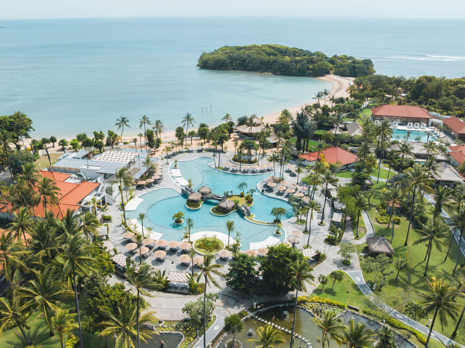 Aerial view of Paradisus by Meliá Bali resort, Nusa Dua