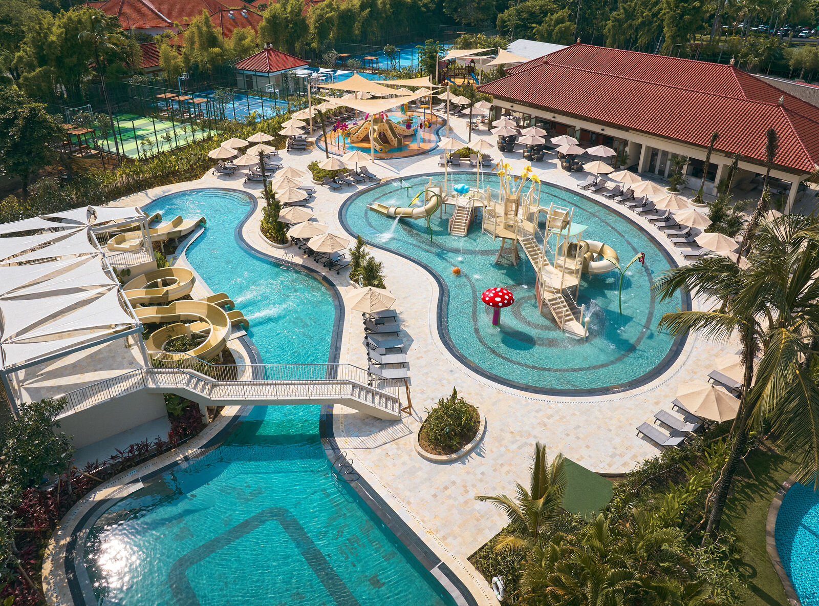 Aquazone water park at Paradisus by Meliá Bali, Nusa Dua