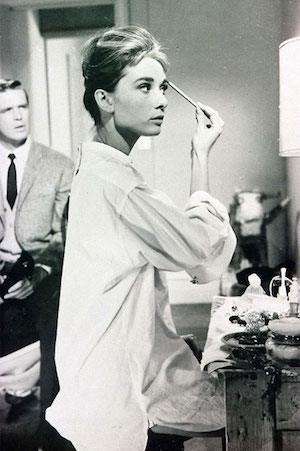 Audrey Hepburn as Holly Golightly in Breakfast at Tiffany's