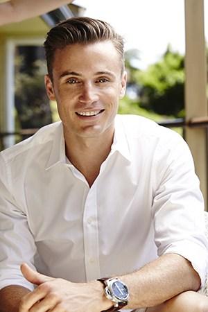 James Tobin clean-shaven grooming and barber style