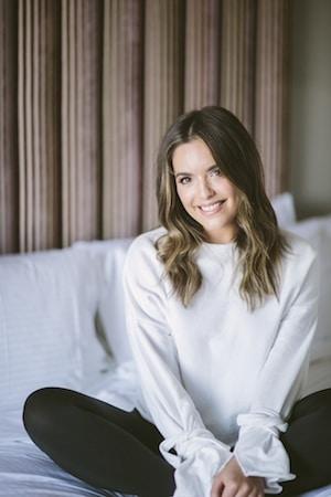 Olympia Valance family beauty and red lip inspiration