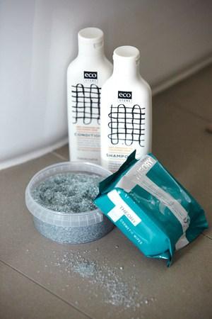 Rachael Finch at home with beauty and wellness collection