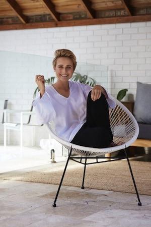 Tessa James portrait at home