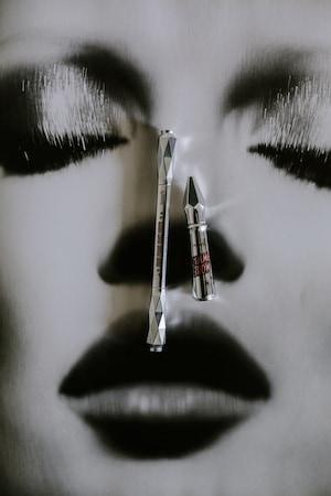 Alice Quiddington Benefit brow pencil and lashes