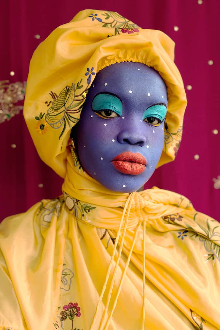 One of the five images that constitues Atong’s award-winning work, ‘A yellow dress, a bouquet’