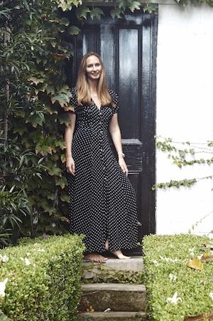 Never Fully Dressed Without A Dress…. Heidi Wears Maxi From Her Own Collection
