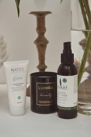 Keeping it Fresh: Natio Balm and Sukin Toner Keep Her Skin Soft and Hydrated