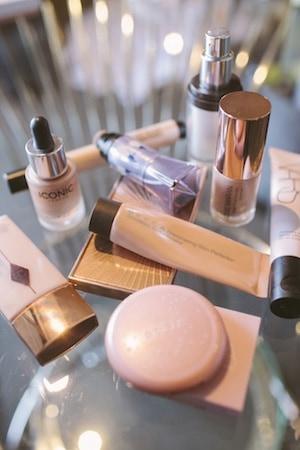 Jade Kisnorbo behind the scenes as a makeup artist