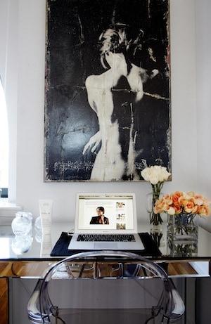 Jessica Burdon with her beauty essentials and YSL eyeliner