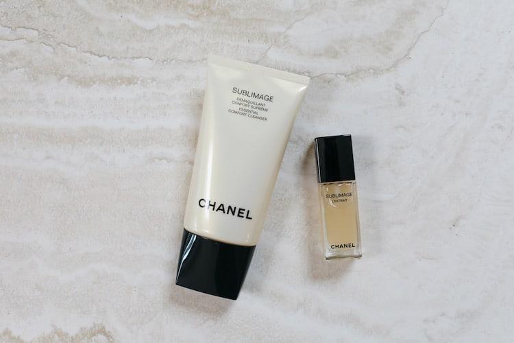 Chanel Sublimage cleanser and L’Extrait