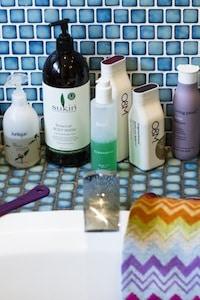 In the Shower: Sukin, Original Mieneral, Living Proof, Jurlique and Missoni
