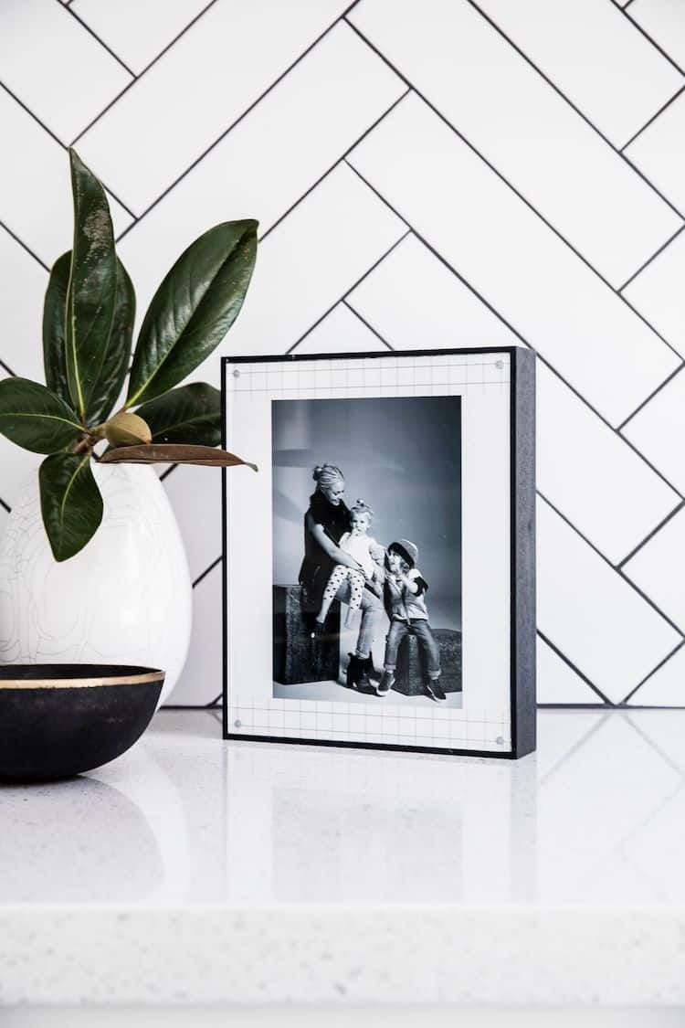 FAMILY PORTRAIT BY NICOLE BENTLEY FOR SEED HERITAGE, FRAME FROM COUNTRY ROAD, BOWL FROM SMITH MADE