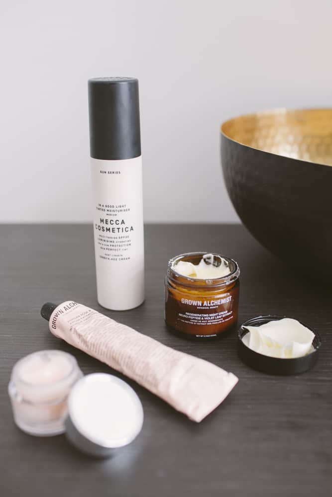 Lisa Hamilton Grown Alchemist and Mecca Cosmetica products